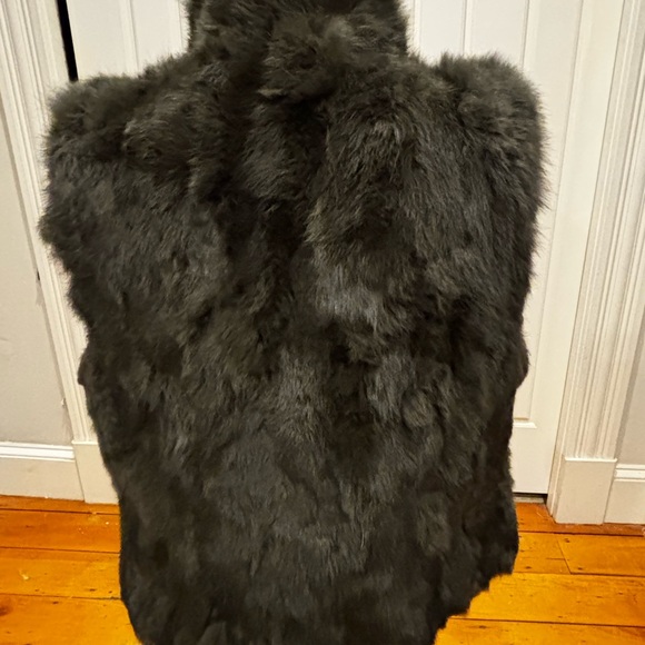Adrienne Landau Green 💯  real Fur Vest - Picture 4 of 10